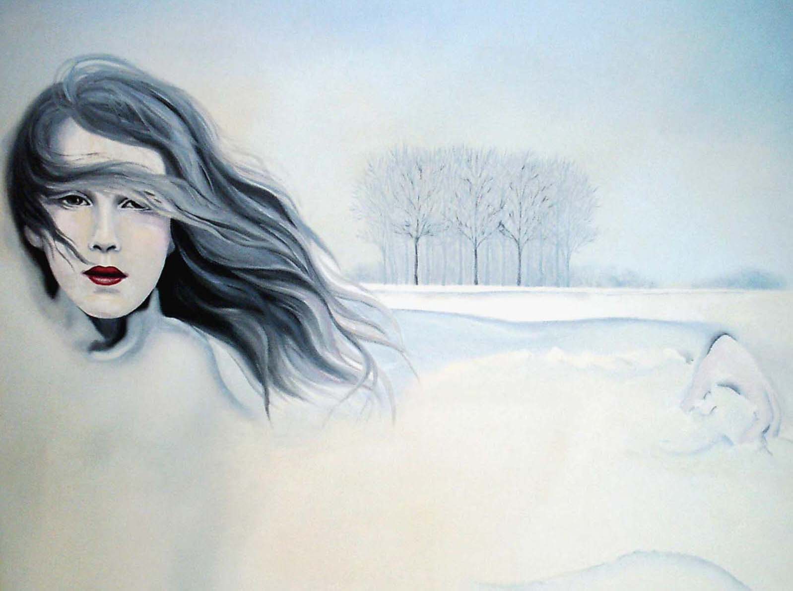 Frau im Schnee3